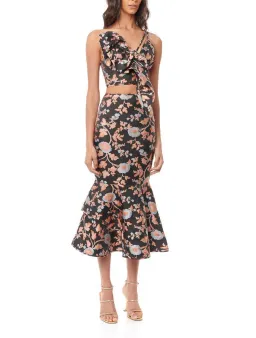 Eliya The Label Kianne Top and Zani Skirt Set Floral Size 10 for rent on The Volte - image 1