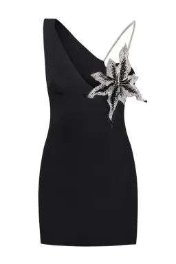 Nue Studio Orchid Mini Dress Black Size 6 for rent on The Volte - image 3