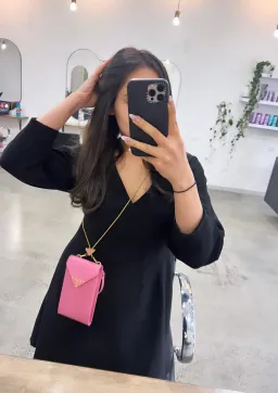 2023 Prada Saffiano Leather Mini Bag Petal Pink for rent on The Volte - image 3