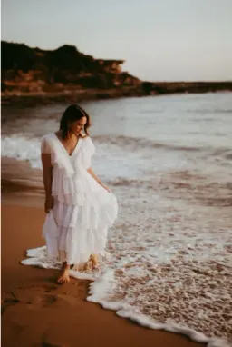 ROOH Collective Daphne Midi Dress White Size 12  for rent on The Volte - image 1