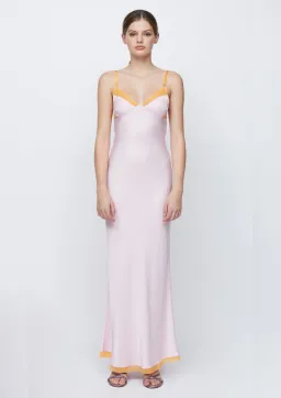Bec & Bridge Joelle Maxi Dress In Quartz/Tangerine Size 8 for rent on The Volte - image 1