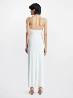 Dion Lee Rivet Pierced Dress White Size 6 for rent on The Volte - image 3