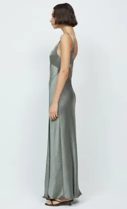 Bec & Bridge Nadia V Maxi Dress Olive Size 12 for rent on The Volte - image 3