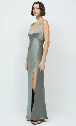 Bec & Bridge Nadia V Maxi Dress Olive Size 12 for rent on The Volte - image 2