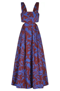 Shona Joy Catia Cut Out Midi Dress Catia Print Size 10 for rent on The Volte - image 3