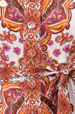 Kachel Dominique Mini Dress Print Size 10  for rent on The Volte - image 4