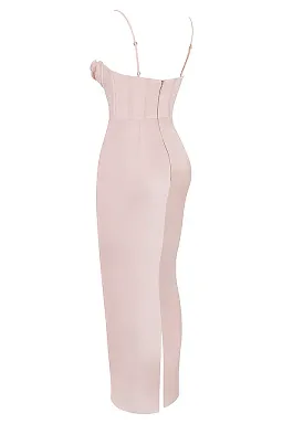 House of CB Charmaine Blush Corset Maxi Dress Size M /AU 10  for rent on The Volte - image 7