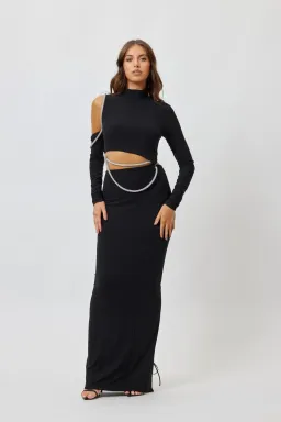 Bianca and Bridgett Sadie Dress Black Size 12 for rent on The Volte - image 1