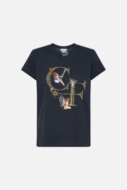 Camilla Slim Fit Round Neck T-Shirt To Catch A Spider Size XL / Au 16 for rent on The Volte - image 6