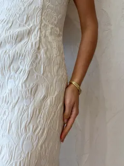 Sir the Label Etienne Column Gown Cream Size 8 for rent on The Volte - image 5