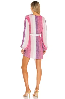 Retrofete Gabrielle Gown Dress Multi Sequin Size 8 for rent on The Volte - image 4