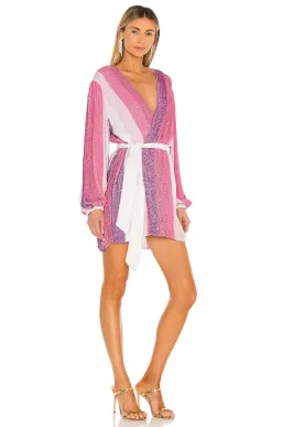 Retrofete Gabrielle Gown Dress Multi Sequin Size 8 for rent on The Volte - image 3