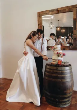 Arietta Australia Maddie Mikado Wedding Gown Size 8 for rent on The Volte - image 6