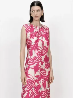 Veronika Maine Pink Maxi Dress Pink Size AU 8 for rent on The Volte - image 2
