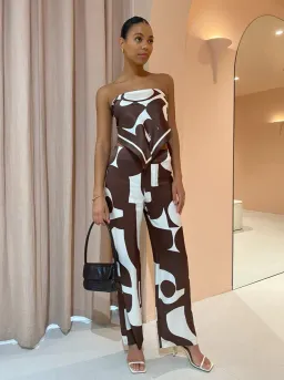 Sir The Label Julien Pant Print Size 2 / AU 10 for rent on The Volte - image 1