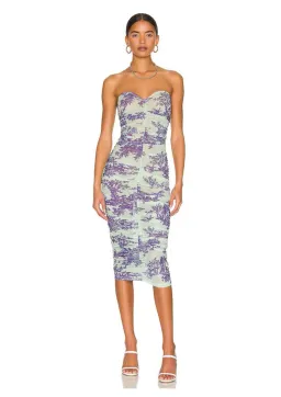 Miaou Renzo Midi Dress Mint Toile Size 6 for rent on The Volte - image 1