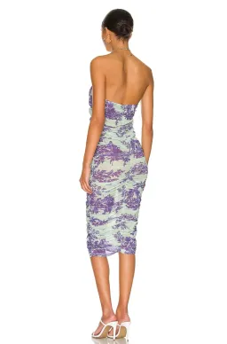 Miaou Renzo Midi Dress Mint Toile Size 6 for rent on The Volte - image 3