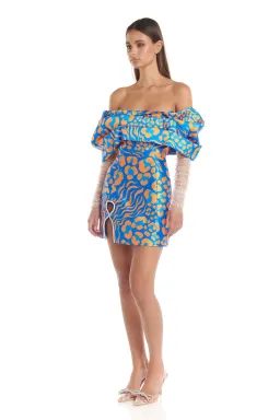 Eliya The Label Lola Mini Dress Print Size 8 for rent on The Volte - image 1