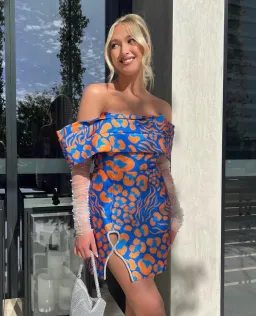 Eliya The Label Lola Mini Dress Print Size 8 for rent on The Volte - image 5