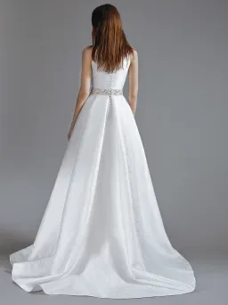 Galia Lahav Ellie Designer Wedding Dress White Size 10 for rent on The Volte - image 3