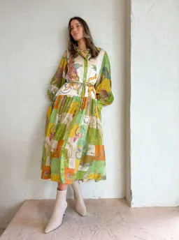 Alemais Jerome Shirtdress Multi Size 10 for rent on The Volte - image 1