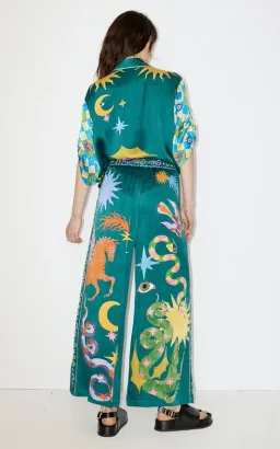 Alemais Guardian Shirt and Pant Set Multi Size 10 for rent on The Volte - image 4