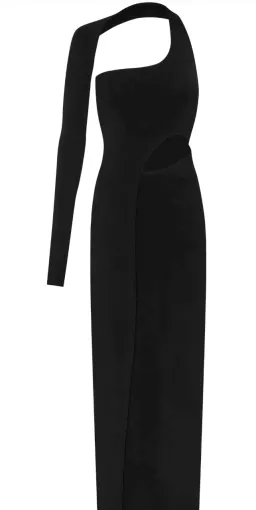 Sir the Label Manifesto Sleeve Midi Dress Black Size 8 for rent on The Volte - image 4