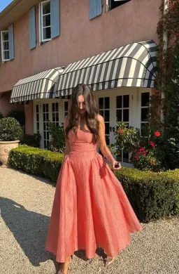 Rachel Gilbert Sophy Strap Dress in Pink Size 6 for rent on The Volte - image 4