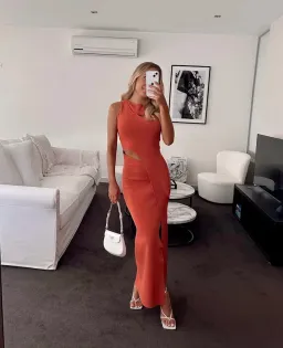 Sir The Label Nadja Cut Out Maxi Dress Size 0 / 6 for rent on The Volte - image 4