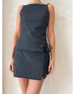 Bec & Bridge Tali Belted Dress in Check Size AU 8 for rent on The Volte - image 4