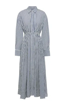 Scanlan Theodore Gingham Shirtdress Print Size 8  for rent on The Volte - image 4