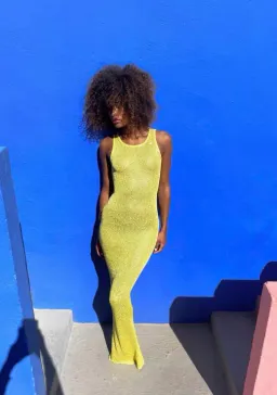 Asta Resort Natalia Dress Chartreuse Size XS / AU 6 for rent on The Volte - image 5