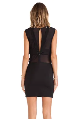 Maurie & Eve Any Minute Mini Dress in Shadow Black Size 8 for rent on The Volte - image 3