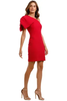 Rebecca Vallance Hamptons Mini Bow Dress Barberry Size 6 for rent on The Volte - image 2