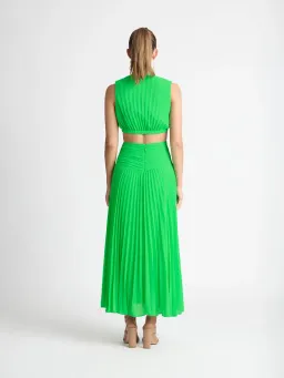 Sheike Marilyn Pleat Dress Green Size 12  for rent on The Volte - image 2