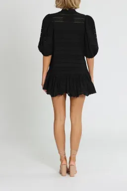 Acler Granville Dress Black Black Size AU 10 for rent on The Volte - image 3