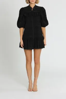 Acler Granville Dress Black Black Size AU 10 for rent on The Volte - image 1
