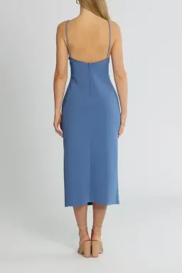 Bec & Bridge Josette Midi Dress Blue Size 14 for rent on The Volte - image 3