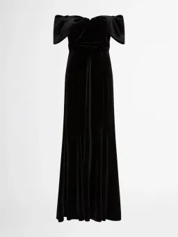 Sheike Vanity Velvet Gown Black Size 10 for rent on The Volte - image 3