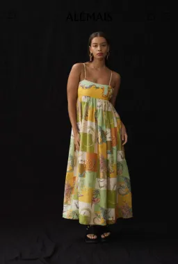 Alemais Jerome Midi Dress Multi Size 8 for rent on The Volte - image 6