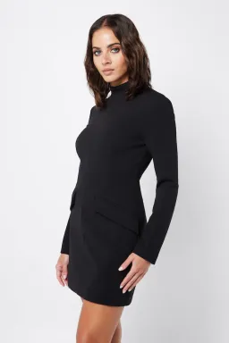 Mossman Vice Versa Mini Dress Black Size 12 for rent on The Volte - image 2