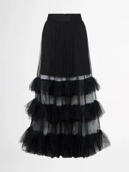 Sheike Imogen Maxi Skirt Black Size 8 for rent on The Volte - image 2