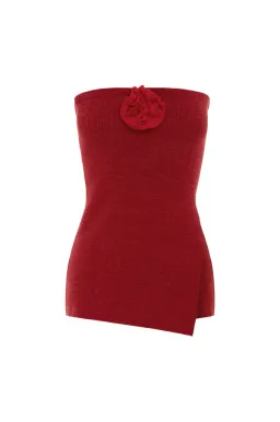 With Jean Belle Top Red Size 6  for rent on The Volte - image 1