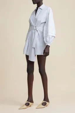 Acler Ballard Mini Dress in Stripe Mix Size 10 for rent on The Volte - image 1