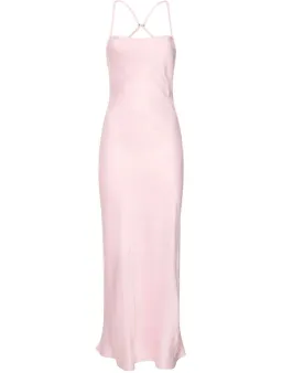 Bec & Bridge Carolina Satin Maxi Dress Pink Size 6 for rent on The Volte - image 4