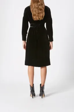 Scanlan Theodore The Velvet Dress in Black in Size 10 for rent on The Volte - image 2