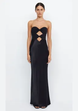 Bec & Bridge Halle Strapless Dress Black Size 12 for rent on The Volte - image 1