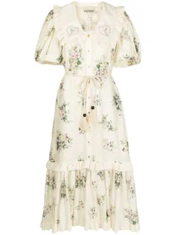 Alemais Margot Midi Dress Floral Size 12 for rent on The Volte - image 3