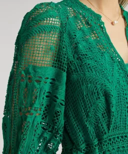 Farm Rio Morada Boa Dress Maxi Dress Green Size 12 for rent on The Volte - image 2