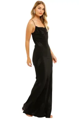 By Johnny Chelsey Slice Gown Black Black Size 12 for rent on The Volte - image 2